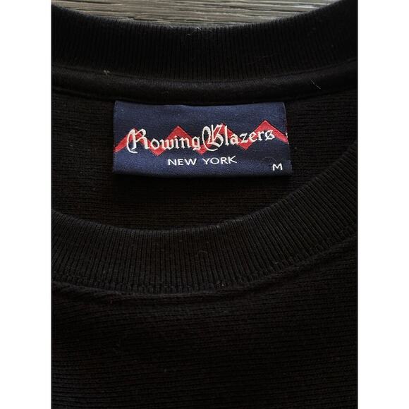 Rowing Blazers Unisex Spellout Crewneck Black Size Medium - Picture 7 of 10